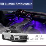 Kit lumini ambientale Audi A6 C8 2019-2022, set complet cu control