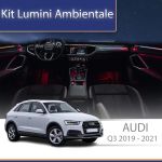 Kit lumini ambientale Audi Q3 2019-2023, control din telefon sau sistem original