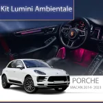 Kit lumini ambientale Porsche Macan 2014-2018, control telefon sau sistem original