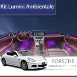 Kit lumini ambientale Porsche Panamera 2010-2016, set complet cu trimuri