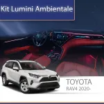 Kit lumini ambientale Toyota RAV4 2020-2021, set complet RGB cu control