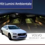 Kit lumini ambientale Volvo S90/V90 2017-2022 cu control din telefon