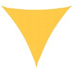 Pânză parasolar, galben, 3x3x3 m, țesătură oxford, triunghiular GartenMobel Dekor