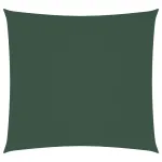 Pânză parasolar, verde închis, 3x3 m, țesătură oxford, pătrat GartenMobel Dekor