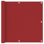 Paravan de balcon, roșu, 90 x 600 cm, țesătură oxford GartenMobel Dekor