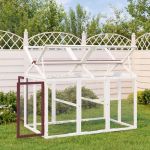 Cușcă pentru mișcare cafeniu 141x94x104 cm lemn masiv de pin GartenMobel Dekor