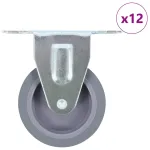 Roți fixe, 12 buc., 75 mm GartenMobel Dekor