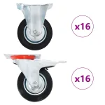 Roți, 32 buc., 100 mm GartenMobel Dekor