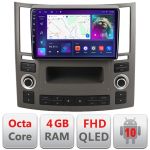 Navigatie Android Infiniti FX45 2007-2009, 4GB RAM, 64GB, CarPlay