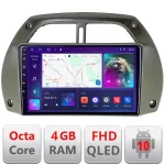 Navigație Android Toyota RAV4 2000-2004, GPS, CarPlay, Android Auto, 4GB+64GB