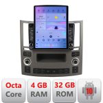 Navigatie Android Infiniti FX45 2007-2009, ecran 9.7 inch, 4GB+64GB LTE
