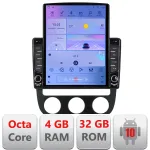 Navigație Android VW Golf 5 2004-2010, 9.7 inch, Octa Core, 4GB+64GB, LTE