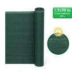 Plasa de umbrire, HDPE, UV, 230 g/mp, grad umbrire 95%, verde, 1.5x50 m, Strend Pro GartenVIP DiyLine