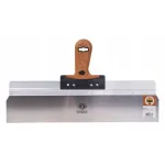 Spaclu inox fatade, 58x10 cm x 0.5 mm, maner pluta, Olejnik GartenVIP DiyLine