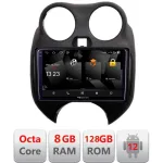 Navigație Android Nissan Micra 2010-2014, 8GB RAM, 128GB, CarPlay