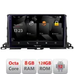 Navigație Android Toyota Highlander 2013-2018, GPS, CarPlay, 8GB RAM