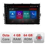 Navigatie VW 2DIN Android 4G, GPS, Bluetooth, 4GB RAM, 64GB, Resigilata