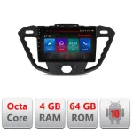 Navigație dedicată Ford Transit Custom Android 4G GPS Bluetooth 4+64GB Resigilată