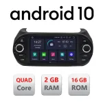 Navigație dedicată Fiat Fiorino 2008-2019 Android 10 GPS Bluetooth WiFi
