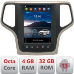 Navigație Tesla QLED 9.7 pentru Jeep Grand Cherokee 2014-2019, 4GB/32GB