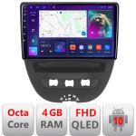 Navigație Android 4+64GB pentru Citroen C1, Peugeot 107, Toyota Aygo 2005-2014