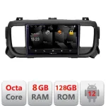 Navigatie Android Citroen Jumpy / Toyota Proace / Peugeot Traveller 8GB+128GB