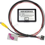 Interfata camera marsarier pentru Audi RNS-E v1, intrare RCA NTSC