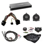 Pachet audio dedicat Mercedes 690W cu amplificator si difuzoare plug&play