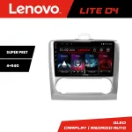 Navigație Android Ford Focus 2 2004-2011 Lenovo 4+64 GB pentru climatizare automată