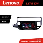 Navigație Android Lenovo Lite D4 pentru Kia Rio 2014-2017, 4+64 GB