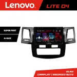 Navigație Toyota Hilux 2008-2014 Lenovo Lite D4 4+64 GB Android