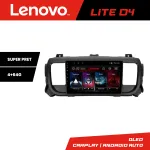 Navigație Android Lenovo 4+64 GB pentru Citroen Jumpy, Proace, Traveller