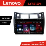 Navigație Android Toyota Yaris 2008-2011 Lenovo 4+64 GB, Waze, USB