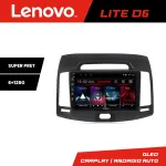 Navigație Android Hyundai Elantra 2007-2011 Lenovo Lite D6, 6+128GB, 8 Core