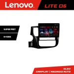 Navigatie Android Lenovo Lite D6 pentru Mitsubishi Outlander 2013-2019, 6+128 GB