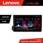 Navigație Android Lenovo Lite D6 pentru SsangYong Kyron Actyon, 6+128GB
