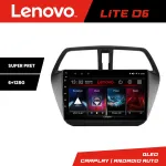 Navigație Android Suzuki S-Cross Lenovo Lite D6, 6+128 GB, CarPlay