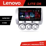 Navigație Android Honda Fit Jazz 2004-2008, GPS, 6GB RAM, 128GB, Lenovo