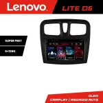 Navigație Android Dacia Sandero 2012-2020, GPS, CarPlay, 6+128GB Lenovo