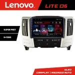 Navigație Android Lenovo 6+128GB pentru Lexus RX300 2003-2008
