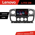 Navigatie Android Lenovo 6+128GB pentru Opel Movano si Renault Master 2010-2021