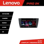 Navigație BMW Seria 3 E90 Lenovo QLED 2K Android 4+64 cu Waze