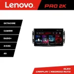 Navigație auto Lenovo 2K 4+64 Android pentru Chrysler Jeep Dodge