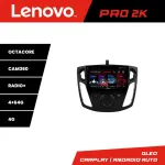 Navigație Android Lenovo QLED 2K 4+64 pentru Ford Focus 3 2011-2018
