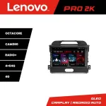Navigație Android Lenovo 2K pentru Kia Sportage 2010-2016, 4GB+64GB, 360
