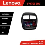 Navigație Android Mitsubishi ASX 2017-2021 facelift QLED 2K 4GB+64GB