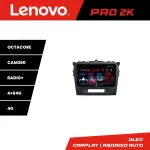 Navigație Android Lenovo Pro 2K pentru Suzuki Grand Vitara 2016+ cu GPS