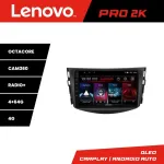 Navigație Toyota RAV4 2006-2012 Lenovo QLED 2K Android 4+64GB 360
