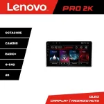 Navigație Android Lenovo QLED 2K 4+64GB pentru Mitsubishi Eclipse Cross 2019+
