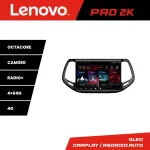 Navigație Android Jeep Compass 2017 Lenovo QLED 2K 4GB+64GB 360
